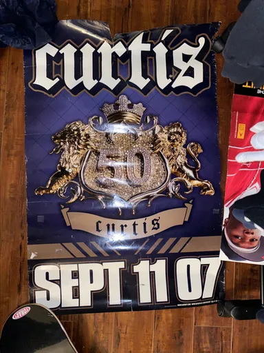 50 CENTS CURTIS POSTER  power tv show  used   This 50 CENTS CURTIS POSTER is a must-have for any fan