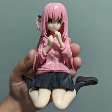 Pink Hair Anime Figure