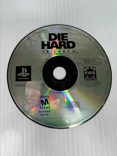 Die Hard Trilogy 2, (PS1 PlayStation 1) Disc Only FREE SHIP