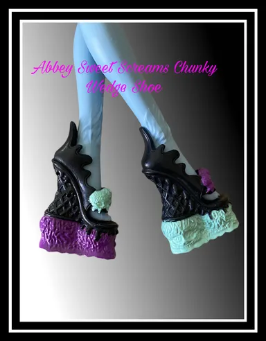 Monster High Sweet Screams Abbey Bominable Shoes