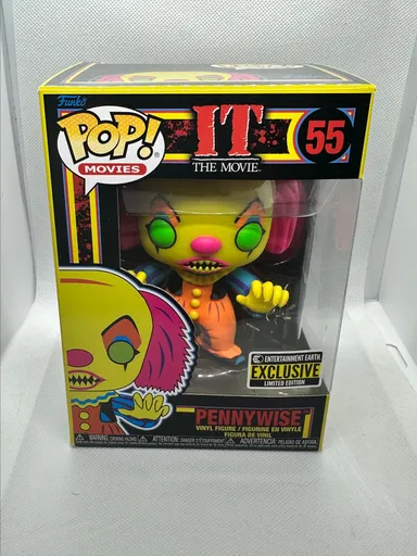 NEW Funko Pop Movies Pennywise IT 3.76 in Figure EE Exclusive 55