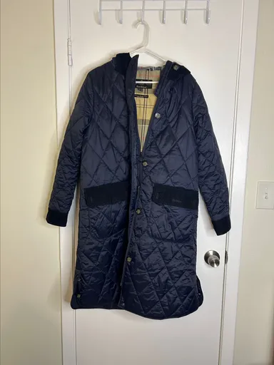 BARBOUR Mickley Quilted Hooded Coat Size US 10
