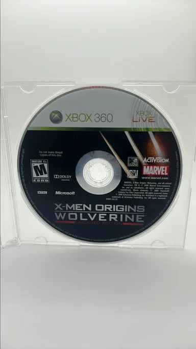 Xbox 360 - Wolverine Origins Uncaged Edition