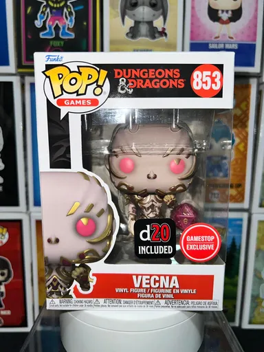 Funko POP! Games: Dungeons and Dragons #853 - Vecna And D20 W/Protector