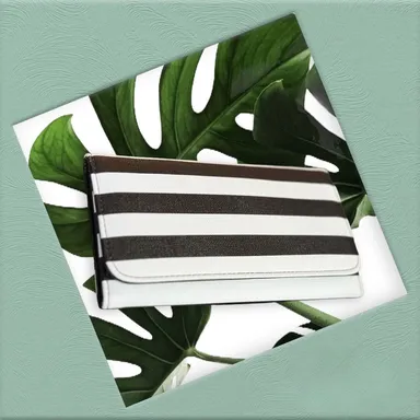 Stripe Black & White Wallet