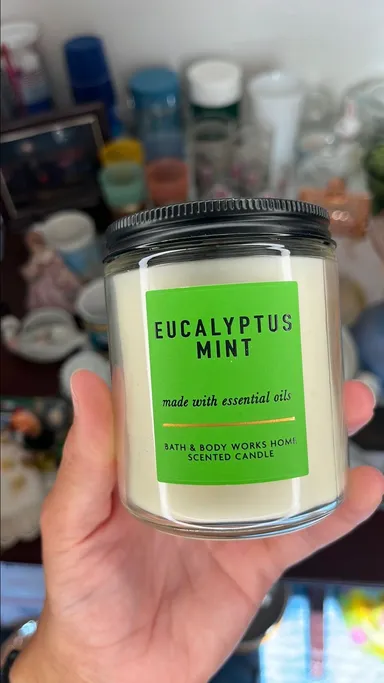 Bath and body works candle Eucalyptus Mint