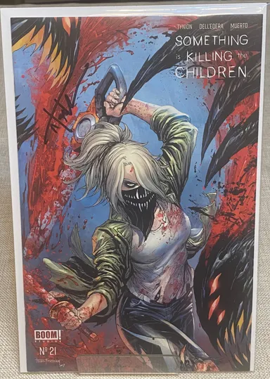 Something is Killing the Children #21 Variant SIGNED by Tyler Kirkham with COA