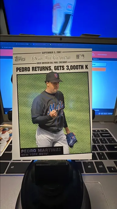 Pedro Martinez 2008 Topps year in review-w2604