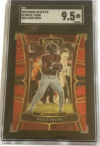 Bryce Young Red Lazer Prizm