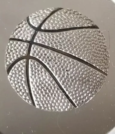 *NEW* one gram .999 silver art bar "Basketball " Collectable/Gift