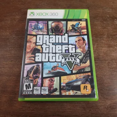Microsoft Xbox 360 Grand Theft Auto V 5 Game