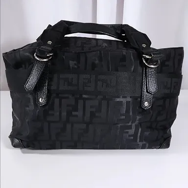 Fendi Zucca Zip Code handbag