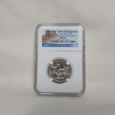 2019-W First "W" Mint Mark Quarter