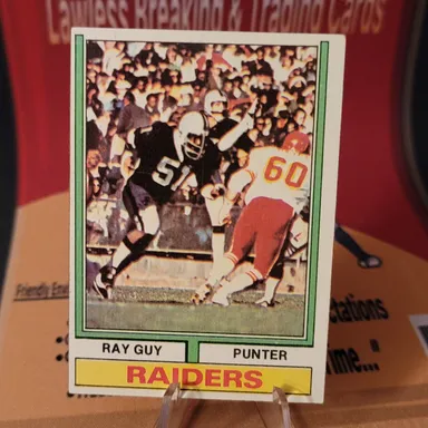 Ray Guy 1984 Topps GOOD CONDITION