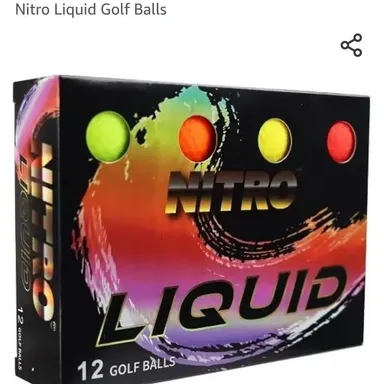 Neon golf balls