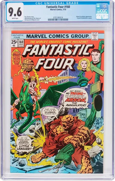 Fantastic Four #160 CGC GRADED 9.6