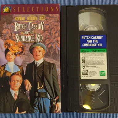 Butch Cassidy And The Sundance Kid VHS VGC
