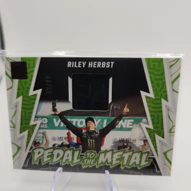 2024 donruss Riley Herbst pedal to the metal 59/99