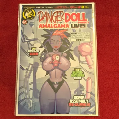 Danger Doll Presents:Amalgama Lives #1 - 2019- NM+ Cond- Nude/Risque Variant- Action Lab Danger Zone