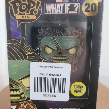 FUNKO POP! PINS: MARVEL WHAT IF - ZOMBIE IRON MAN [New Toy] Pin #20 Avengers