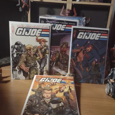G.I. Joe 4 book Variant (B)cover bundle
