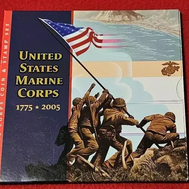 2005-P Set Marine Corps 230th Anniversary Coin & Stamp Set