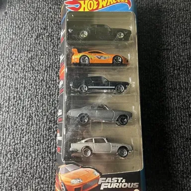 Fast and Furious 5 Pack Charger Mustang Chevelle Supra DB5