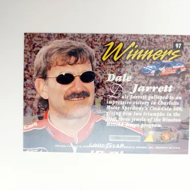 Dale Jarrett card #97 1996 winner card