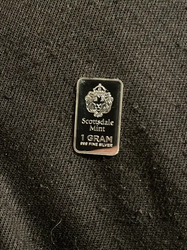 20- 1 gram scottsdale silver bars
