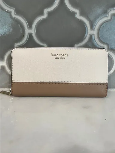 Kate Spade Two tone long wallet 