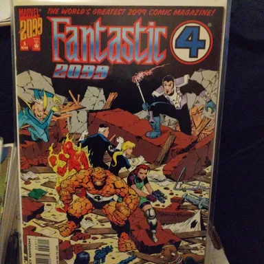 Fantastic Four 2099 Series #3 1996 Clean and Straight Boarded and Bagged