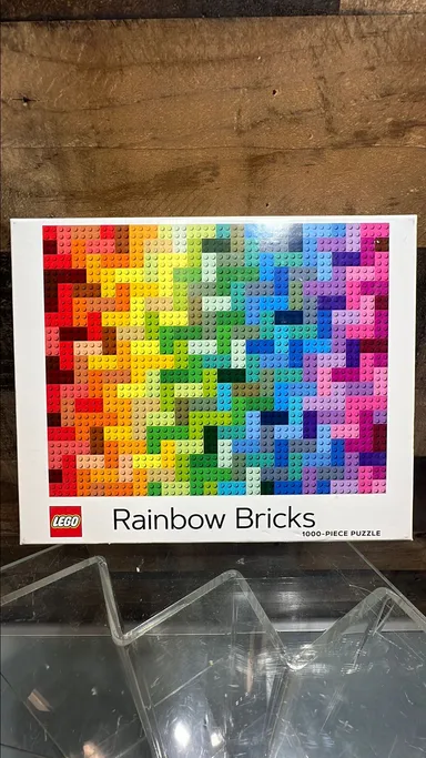 LEGO Rainbow Bricks 1000 Piece Jigsaw Puzzle