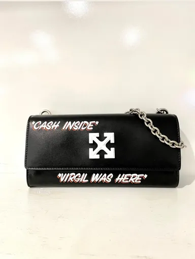 OFF-WHITE Jitney Wallet on Chain NEW - BUYERS CHOICE ON COLOR