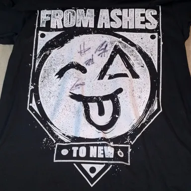 From Ashes to New autographed Band T-shirt