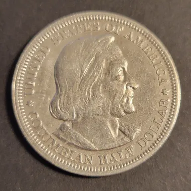 1892 Colombian Expo Silver Half dollar