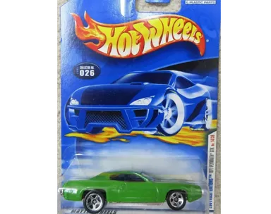 2001 Hot Wheels First Editions 026 - 1971 Plymouth GTX - GREEN 14/36