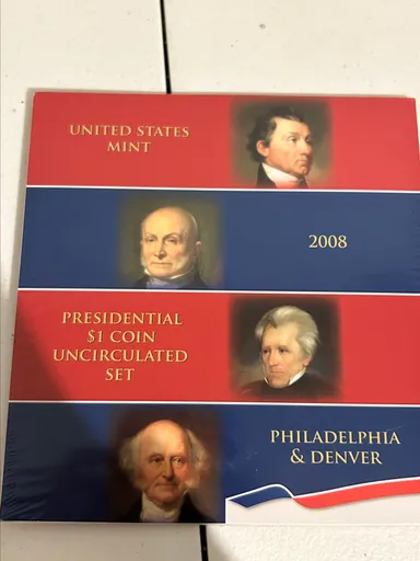 United States 2007 presidential $1 coin uncirculated P&D