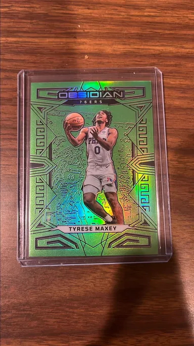 Tyrese Maxey Asia Green Parallel/25