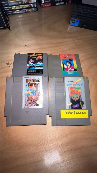 NES Game Lot - Dirty/damaged
