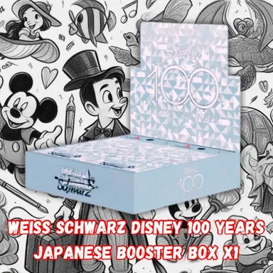 Weiss Schwarz Disney 100 Years Japanese Booster Box x1