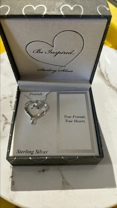 Sterling silver necklace still in box never been worn