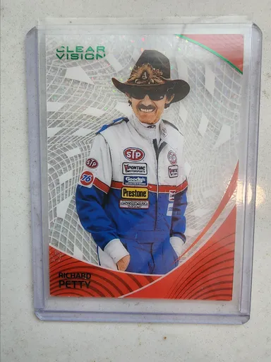 Richard Petty 2022 Chronicles Clear Vision White Sparkles 5/5 #19