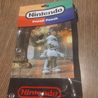 1999 Nintendo Pencil Pouch, NEW, Metal Mario