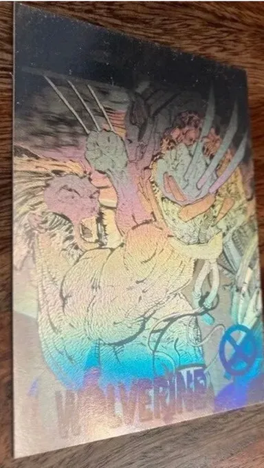 Rare Wolverine #XH-1 Gold Foil | 1992 Marvel Impel X-Men Series 1 Hologram Card