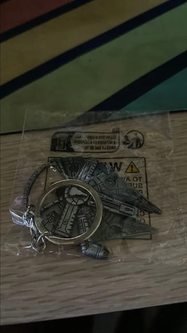 Millennium Falcon bottle opener keychain