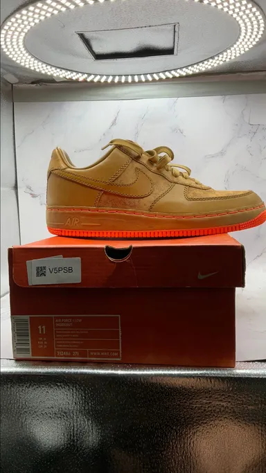 NEW (2005) 11M NIKE AIR FORCE 1 LOW INSIDE OUT "WILD MANGO"