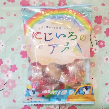Kanro Rainbow Water Drop Fruit Soda Hard Candy
