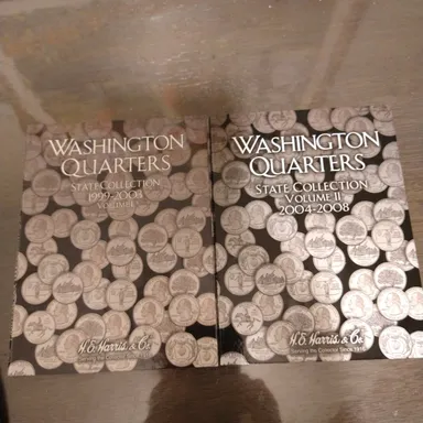 US Washington State Quarters Book Album 1999-2008 P+D