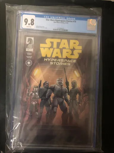 STAR WARS: HYPERSPACE STORIES #10 (2023) RICCARDO FACCINI - REGULAR - 1ST TEAM APPEARANCE OF BAD BATCH IN STORY - CGC graded 9.8
