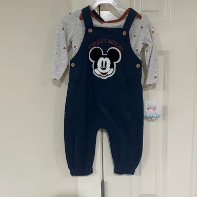 Baby Boy Size 12 Months Disney Mickey Mouse Outfit